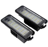 Cumpara ieftin Set 2X Lampi numar LED, canbus pentru VW Passat CC, EOS, Polo, Phaeton, Golf 4, 5, 6, IPF