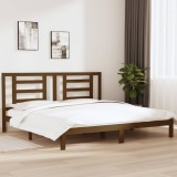 Cumpara ieftin Cadru de pat, maro miere, 200x200 cm, lemn masiv de pin