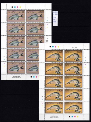1993 GHANA Pesti minicoli MNH foto