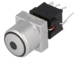 Comutator Tastatură DPDT Argintiu cu LED