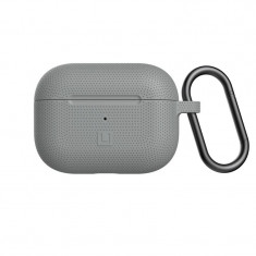 Carcasa antimicrobiana UAG U Silicone compatibila cu Apple AirPods Pro Grey foto