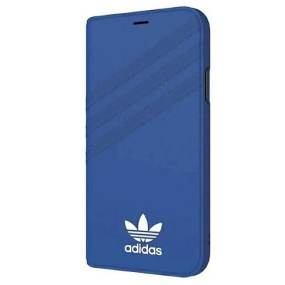 Husa Book Adidas Suede pentru iPhone X/XS Blue foto