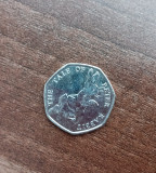 M3 C50 - Moneda foarte veche - Anglia - fifty pence omagiala - 2017, Europa