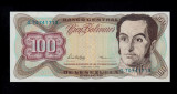 VENEZUELA █ bancnota █ 100 Bolivares █ 1998 █ P-66f █ UNC █ necirculata