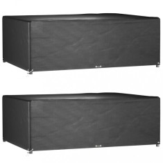 Gossi huse mobila gradina, 2 buc, 12 ocheti 230x165x80cm, rectangular