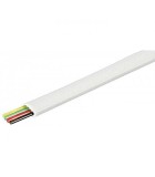Cablu telefon plat 4 fire alb CCS Well pret 1m