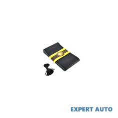 Husa volan cu ac si ata din piele cu gaurele marime l culoare negru premium cod: luxfst01 Alta marca Alt model #7 foto
