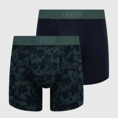 Levi's boxeri 2-pack barbati, culoarea albastru marin