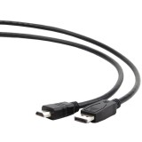 Cablu DisplayPort la HDMI 3m, (T/T), black, Gembird
