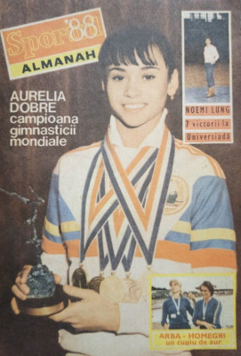 Aurelia Dobre - Almanah Sportul &amp;#039;88 foto