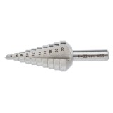 Burghiu freza segmentata HSS 4-22 mm pentru metal si plastic Graphite