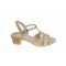 Oferta Sandale dama din piele naturala lacuita si box - Bej LS81BLBOX