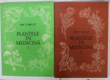 PLANTELE IN MEDICINA de ION C. MICUT , VOLUMELE I - II , 1985 -1987 * VOLUMUL AL DOILEA PREZINTA USOARE SUBLINIERI