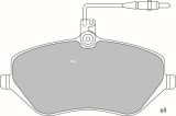 Set placute frana,frana disc PEUGEOT 607 (9D, 9U) (2000 - 2016) KRIEGER 0950006380