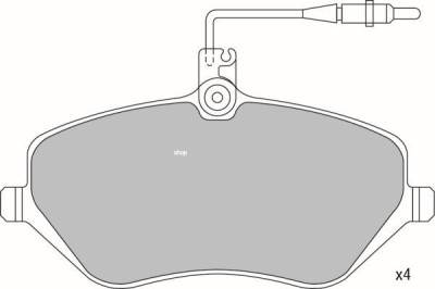 Set placute frana,frana disc CITROEN C5 III Break (TD) (2008 - 2016) KRIEGER 0950006380 foto