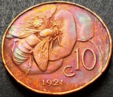 Cumpara ieftin Moneda istorica 10 CENTESIMI - ITALIA, anul 1921 *cod 2588 B - PATINA &amp; STARE SUPER!, Europa