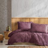 Cumpara ieftin Cuvertura Enza Mov 220x240 cm (Bumbac 100%)