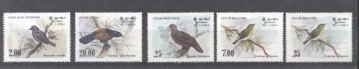 Sri Lanka 1983/88 Birds Mi. 640-3 840 MNH A.091