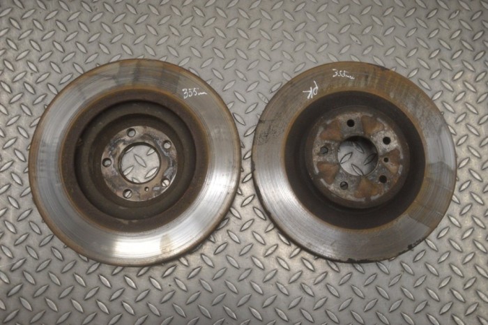 Set disc de fr&acirc;nă față INFINITI FX 2012 OEM: Off-road | 23845951