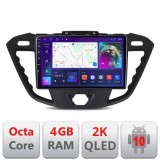 Navigatie Ford Transit C-845 Android Octa Core Ecran 2K QLED GPS 4G 4+32GB 360 KIT-845+EDT-E409-2K CarStore Technology