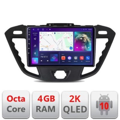Navigatie Ford Transit C-845 Android Octa Core Ecran 2K QLED GPS 4G 4+32GB 360 KIT-845+EDT-E409-2K CarStore Technology foto