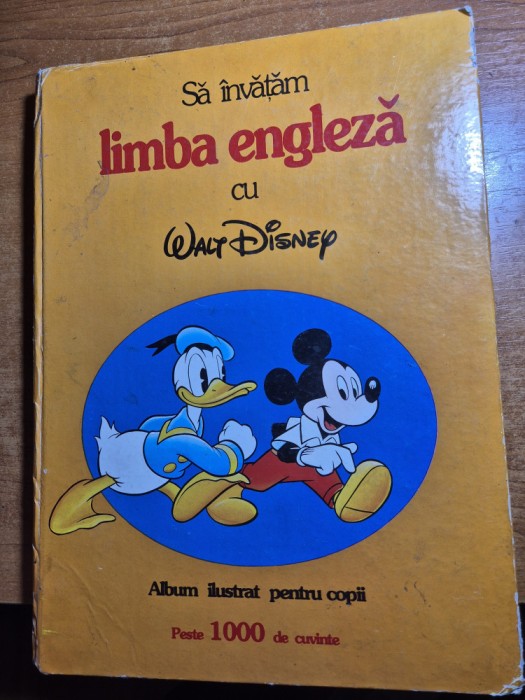 sa invatam limba engleza cu walt disney - din anul 1994 - coperti cartonate