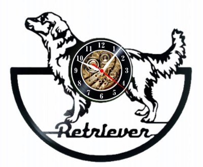 GOLDEN RETRIEVER-ceas de perete foto