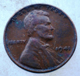 1.371 USA SUA WWII LINCOLN 1 ONE CENT 1941
