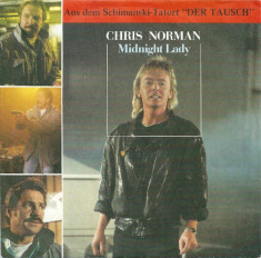 Chris Norman - Midnight lady (1988, Hansa) Disc vinil single 7&amp;quot; foto