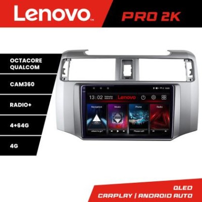Navigatie Toyota 4runner 2009-2019 Android radio gps internet 8 core QLED 2K 4+64 360 Lenovo CarStore Technology foto