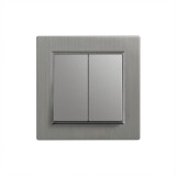 Cumpara ieftin &Icirc;ntrerupător candelabru Nova 10A 250V 105 cu cadru gri