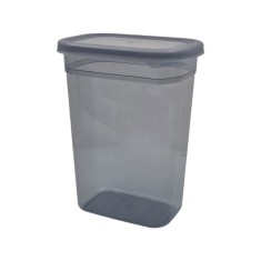 Caserola din plastic cu capac, COD-2604412, 1.5 l, 140 x 98 x 185 mm