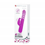 Cumpara ieftin Vibrator Cu Rotatii Julian, Mov, 17.5 cm