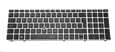 Tastatura laptop second hand HP Elitebook 8560p layout SWE/FIN 641181-B71 foto