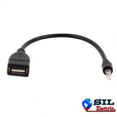 Cablu USB mama - jack 3.5mm 4P 0.2m foto