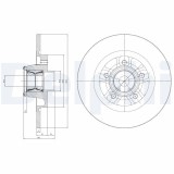 Disc Frana DELPHI BG9113RSC