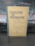 Culegere de probleme rezolvate pentru admiterea &icirc;n &icirc;nvățăm&acirc;ntul superior, Matematică, Fizică, Chimie, 1984-1987, Br&icirc;nzănescu..., București 1989, 013