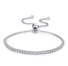 Bratara din argint Sparkling Tennis clear ARG75C