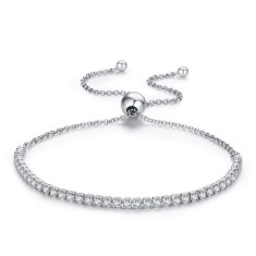 Bratara din argint Sparkling Tennis clear ARG75C