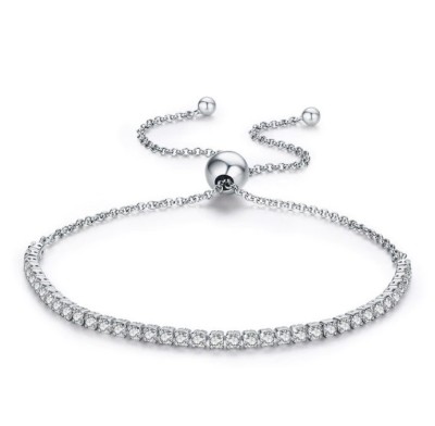Bratara din argint Sparkling Tennis clear ARG75C foto