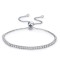 Bratara din argint Sparkling Tennis clear ARG75C