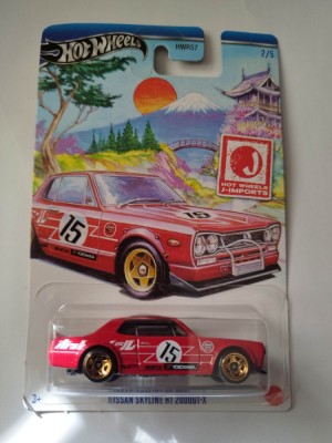 bnk jc Hot Wheels 2024 Nissan Skyline HT 2000GT-X J-Imports 2/5 foto