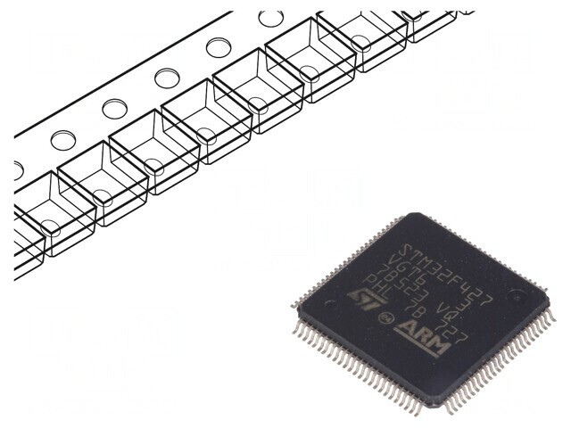 Microcontroler ARM 180MHz LQFP100 STM32F427VGT6