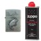 Bricheta Tip Zippo, 3D Relief, Metalica, Peste si Lichid Zippo 125 ml P4