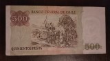 Bancnota Chile - 500 Chile 1997