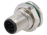 Soclu M12 8 PIN tată IP67 30V