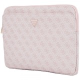 Husa Guess 4G Triangle Logo pentru Laptop 14inch, Roz