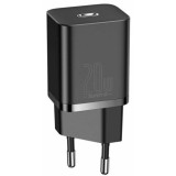 Incarcator retea Super Si, Quick Charge 20W, 1 x USB Type-C 5V/3A max, negru, Baseus