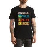 Tricou Barbati Fitness Humor, inspiratie si ironie, negru, Marimea XL