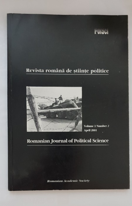 Romanian Journal of Political Science, volume 1, nr. 2, april 2021